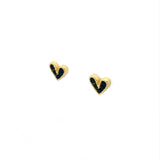 Aretes Sofia Heart Black