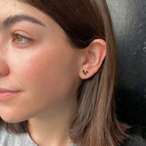 Aretes Sofia Heart Black