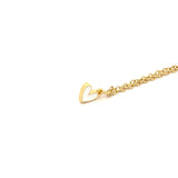 Collar Mina Heart White