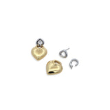 Aretes Karina Heart Gold