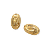 Aretes Oval Gold