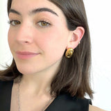 Aretes Oval Gold