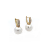 Aretes Tere Pearl Gold