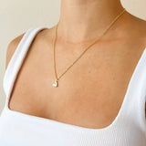Collar Mina Heart White