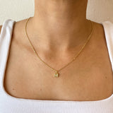 Collar Mini Inicial Dorado