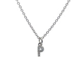 Collar Mini Inicial Plateado