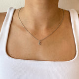 Collar Mini Inicial Plateado
