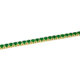 Collar Tennis Emerald