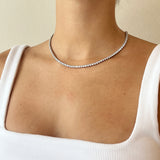 Collar Tennis Nina Silver