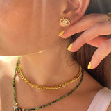 Aretes Eye White Dol