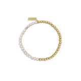 Cadena Pulsera Perlas Mix