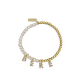 Cadena Pulsera Perlas Mix