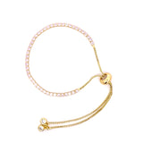 Pulsera Tennis Rosa Claro