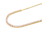 Pulsera Tennis Rosa Claro