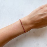 Pulsera Tennis Rosa Fuerte