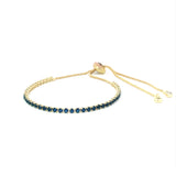 Pulsera Tennis Zafiro