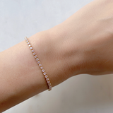 Pulsera Tennis Rosa Claro