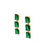 Aretes Katy Emerald