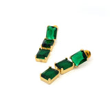 Aretes Katy Emerald