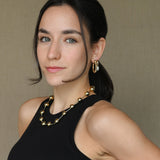 Aretes Arracadas Drop Gold