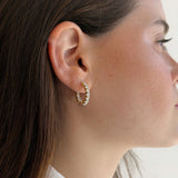 Aretes Hoops Grandes Dorados