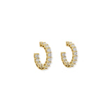 Aretes Hoops Grandes Dorados