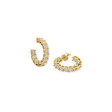 Aretes Hoops Grandes Dorados