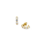 Aretes Hoops Medianos Dorados