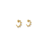 Aretes Hoops Chicos Dorados
