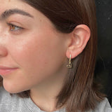 Aretes Black Heart