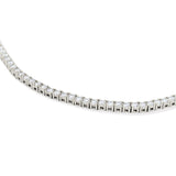 Pulsera Tennis Moissanitas Plateada 2mm