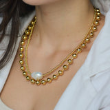 Collar Golden Dots