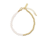 Cadena Pulsera Perlas Mix