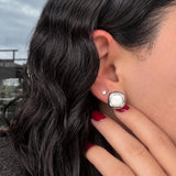 Aretes Square Silver