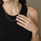 Collar Mini Dots Gold