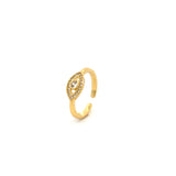 Anillo Eye Lu White