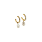 Aretes Arracadas Basic Pearl