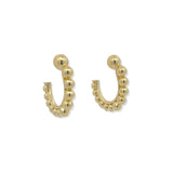 Aretes Arracadas Drop Gold