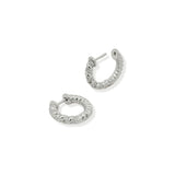 Aretes  Arracadas Luna Silver