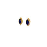 Aretes Camila Zafiro