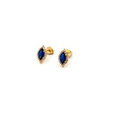Aretes Camila Zafiro