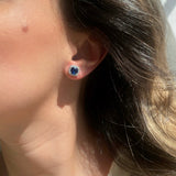 Aretes Camila Zafiro