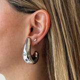 Aretes Carola Silver