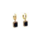 Aretes Cuadra Black