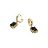 Aretes Cuadra Black