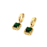 Aretes Cuadra Emerald