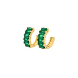 Aretes Diana Emerald