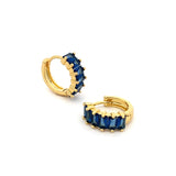 Aretes Diana Zafiro