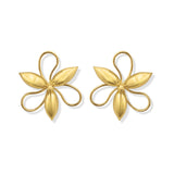Aretes  Flowers Gold