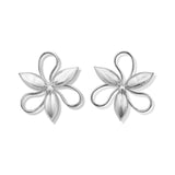 Aretes  Flowers Silver